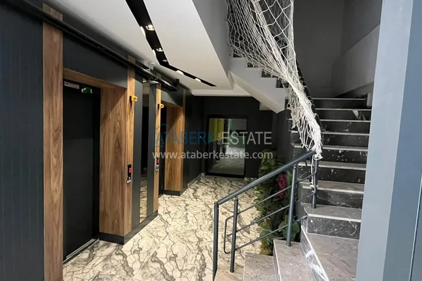 Апартаменты 3+1 в жилом комплексе с инфраструктурой в районе Мезитли-Мерсин 9