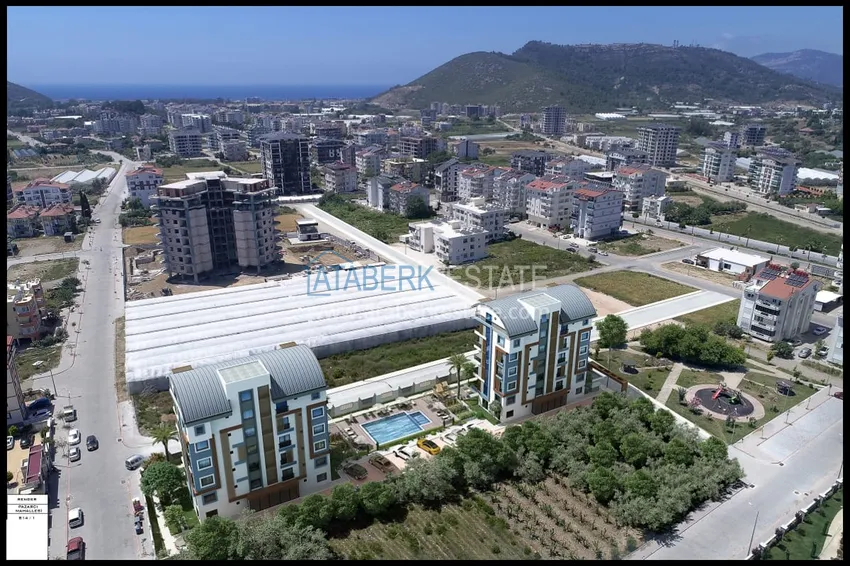 Новый проект жилого комплекса комфорт-класса в Алании, Газипаше 1 