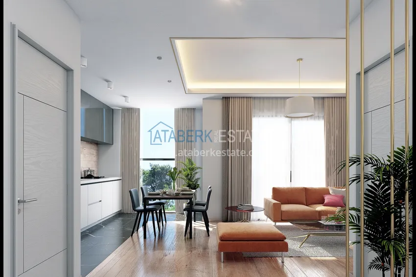 Приобрести Новый проект жилого комплекса комфорт-класса в Алании, Газипаше 1 