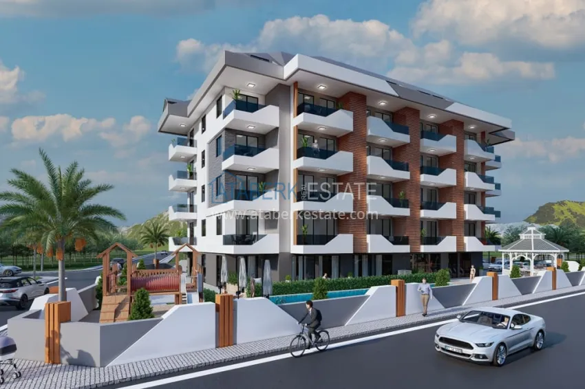 Квартиры на этапе котлована в районе Паяллар, Алания  1 