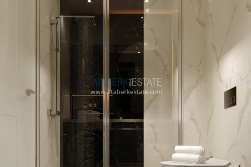 Приобрести Новый проект роскошного жилого комплекса премиум-класса в районе Тюрклер, Алания 10 