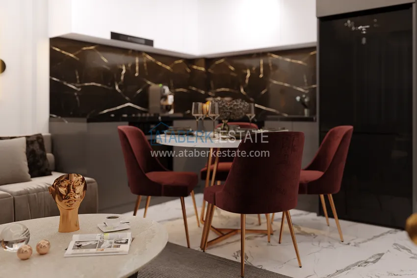 Приобрести Новый проект роскошного жилого комплекса премиум-класса в районе Тюрклер, Алания 4 