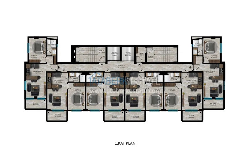 Купить дешево Квартиры офф-плана в сегменте комфорт в Демирташ, Алания 2