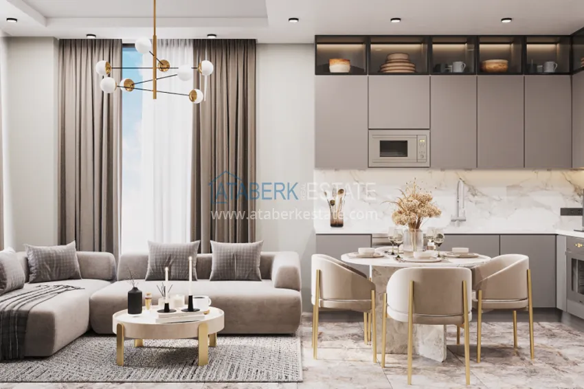 Приобрести Проект офф-плана! Новый бутик-комплекс в 280 метрах от моря, район Оба 1 