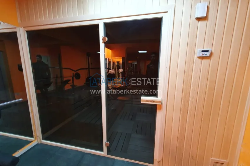 Видовой пентхаус с мебелью в комплексе на центральной улице района Махмутлар 13 