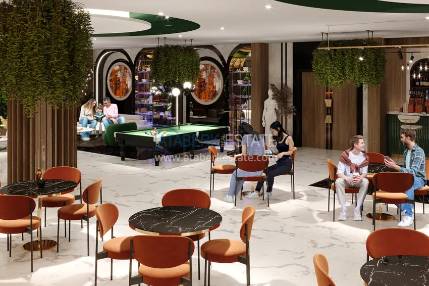 Новый проект роскошного жилого комплекса премиум-класса в районе Тюрклер, Алания 38 