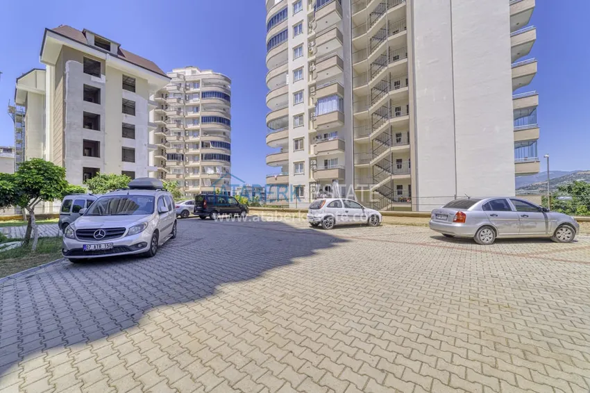 Квартира 2+1 меблированная с видом на море и крепость, район Махмутлар – Алания  10 