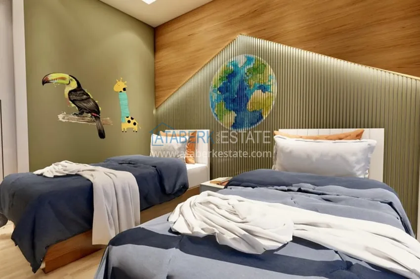 Приобрести Квартира 1+1 от инвестора в комплексе на этапе строительства, район Паяллар – Алания 10 