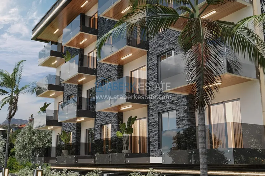 Проект офф-плана! Старт продаж! Элегантный бутик-комплекс в Алании, район верхняя Оба 15 