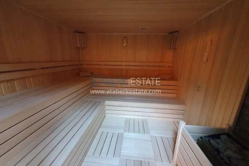 Видовой пентхаус с мебелью в комплексе на центральной улице района Махмутлар 14 