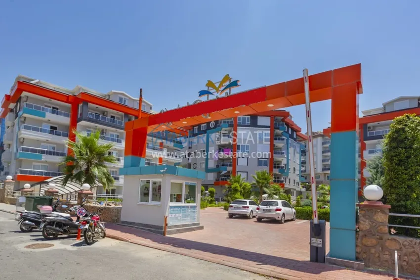 Двухкомнатная квартира на аренду в 200 метрах от моря в комплексе ультра-люкс - Кестель  10 