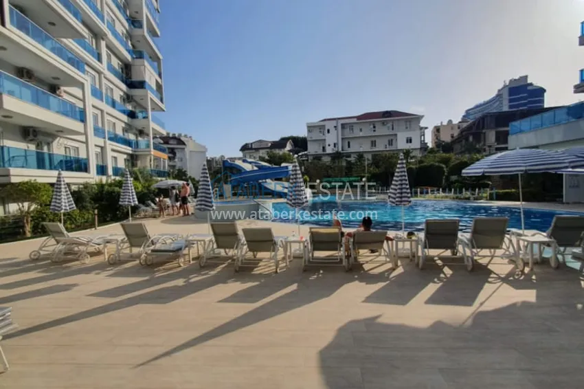 Квартира 1+1 с мебелью рядом с морем в районе открытом для ВНЖ, Тосмур  13 