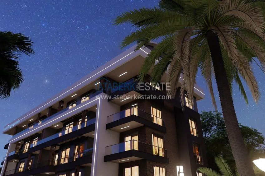 Квартира 1+1 от инвестора в комплексе на этапе строительства, район Паяллар – Алания 12 