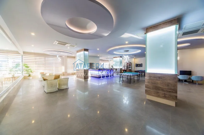 Дуплекс 4+1 с выходом в сад в Кестеле меблированный в элитной резиденции 12 