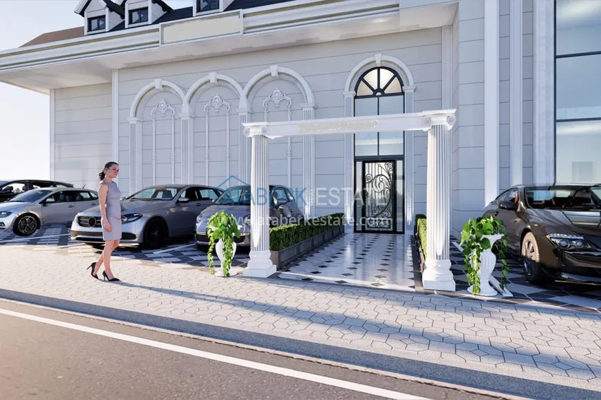 Новый проект роскошных таунхаусов класса-люкс в Алании район Бекташ. Подходит для гражданства  12 