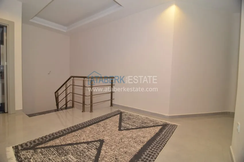 Приобрести Садовый дуплекс 3+1 с мебелью в молодом жилом комплексе премиум-класса, район Оба – Алания  15 