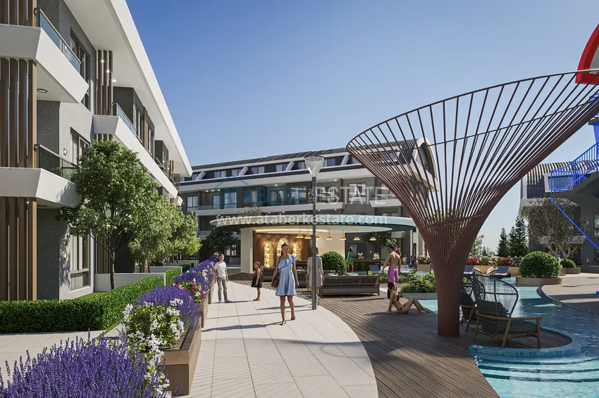 Новый проект роскошного жилого комплекса премиум-класса в районе Тюрклер, Алания 19 
