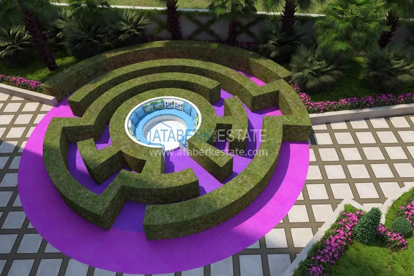 Квартиры 1+1 от инвестора в строящемся комплексе премиум-класса в 120 метрах от моря – Тосмур, Алания 15 