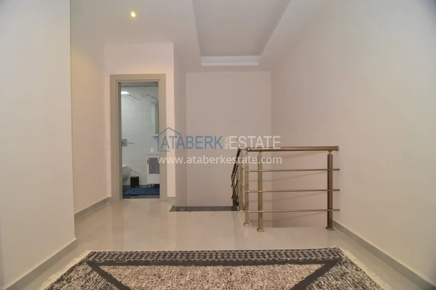 Приобрести Садовый дуплекс 3+1 с мебелью в молодом жилом комплексе премиум-класса, район Оба – Алания  16 