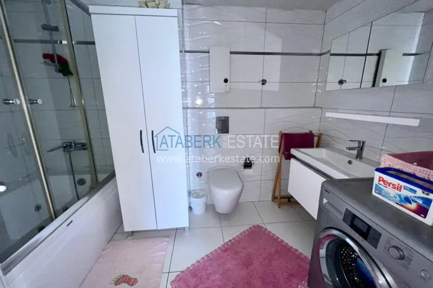 Приобрести Недвижимость под гражданство и ВНЖ. Квартира 3+1 с мебелью и отдельной кухней в престижном жилом комплексе - район Джикджилли, Алания 13