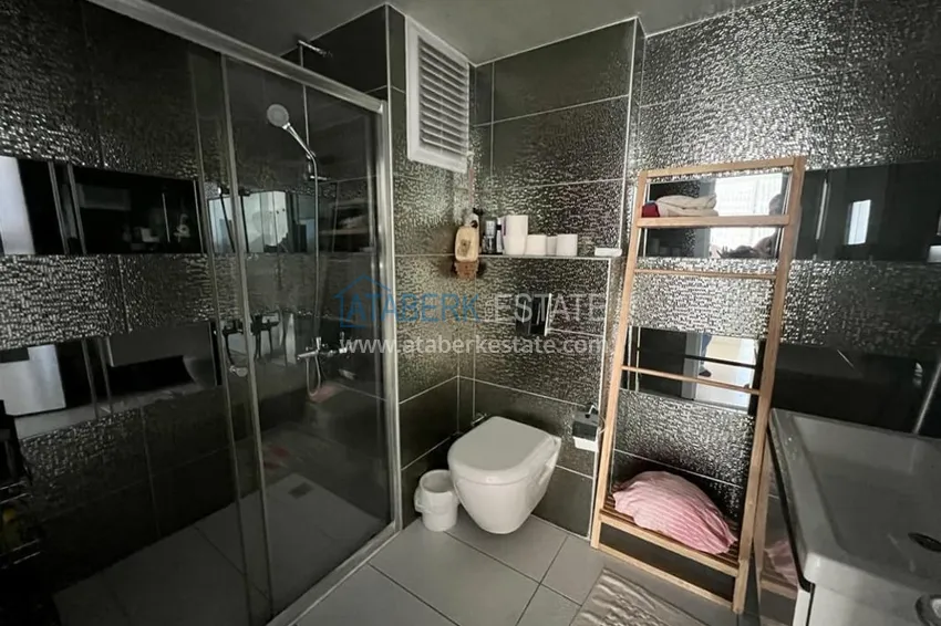 Приобрести Недвижимость под гражданство и ВНЖ. Квартира 3+1 с мебелью и отдельной кухней в престижном жилом комплексе - район Джикджилли, Алания 14