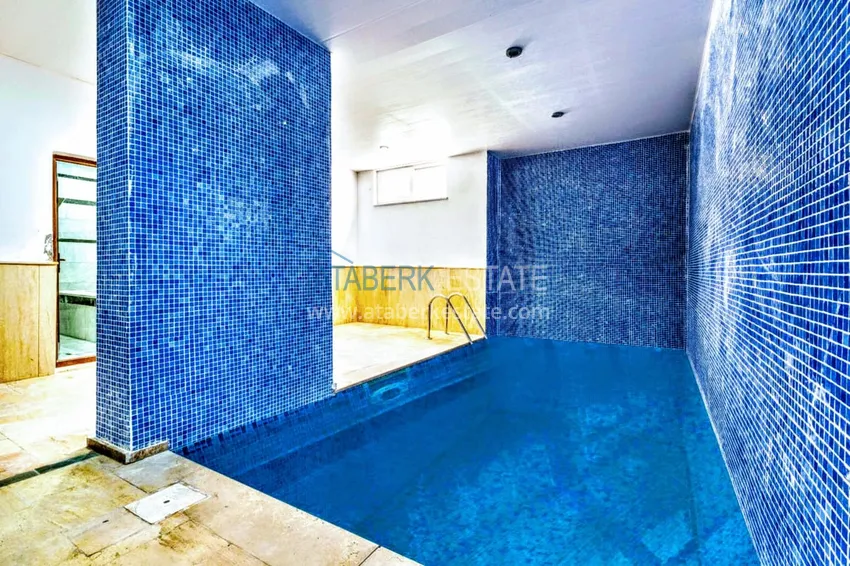 Двухкомная квартира в Махмутларе с мебелью в комплексе с бассейном 15 