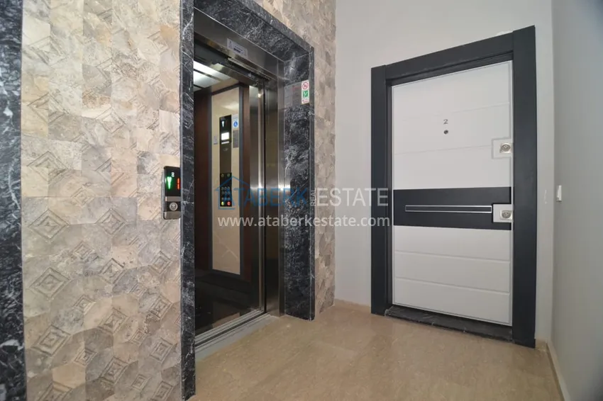 Садовый дуплекс 3+1 с мебелью в молодом жилом комплексе премиум-класса, район Оба – Алания  22 