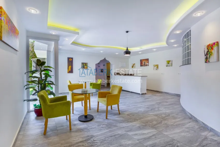 Двухкомнатная квартира на аренду в 200 метрах от моря в комплексе ультра-люкс - Кестель  14 