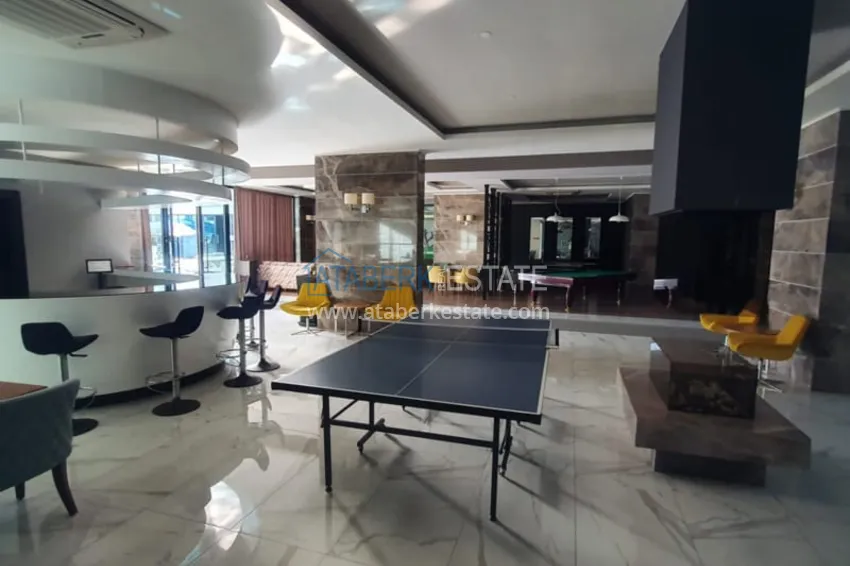 Квартира 1+1 с мебелью рядом с морем в районе открытом для ВНЖ, Тосмур  17 