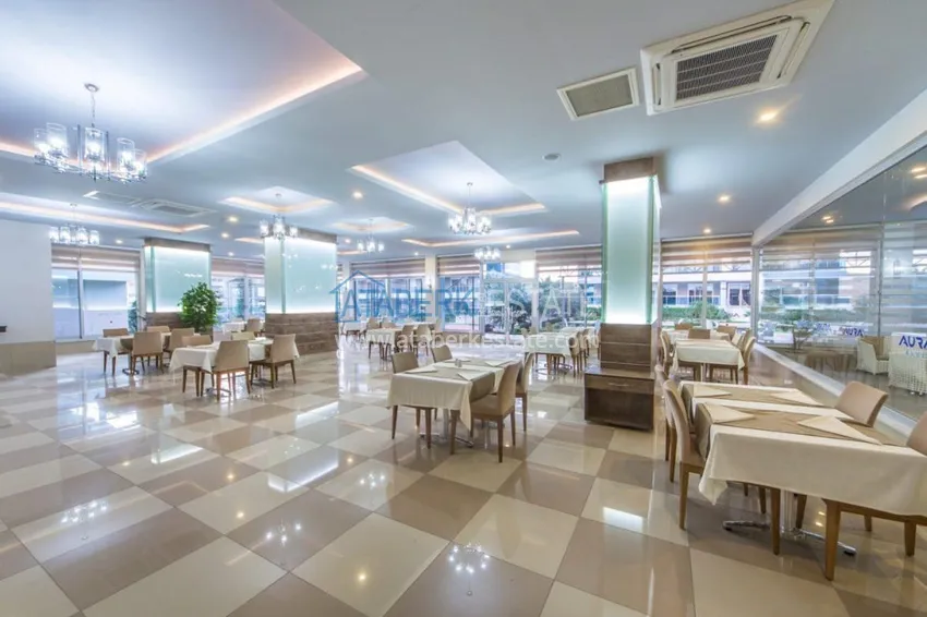 Дуплекс 4+1 с выходом в сад в Кестеле меблированный в элитной резиденции 17 