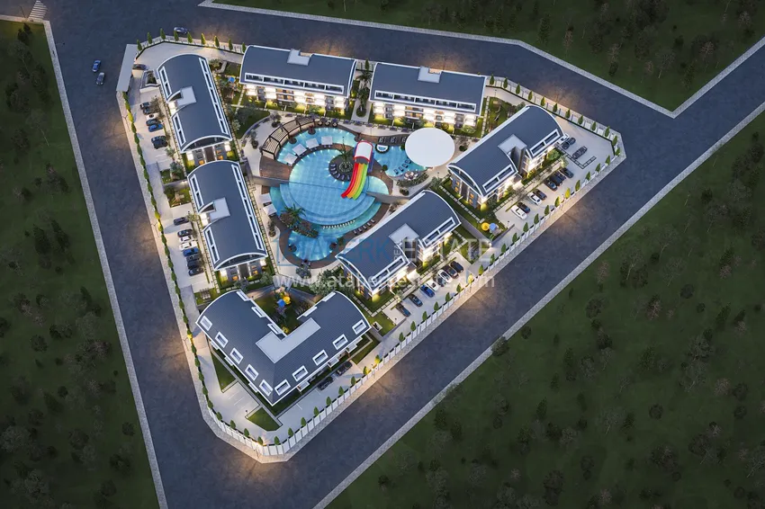 Новый проект роскошного жилого комплекса премиум-класса в районе Тюрклер, Алания 25 