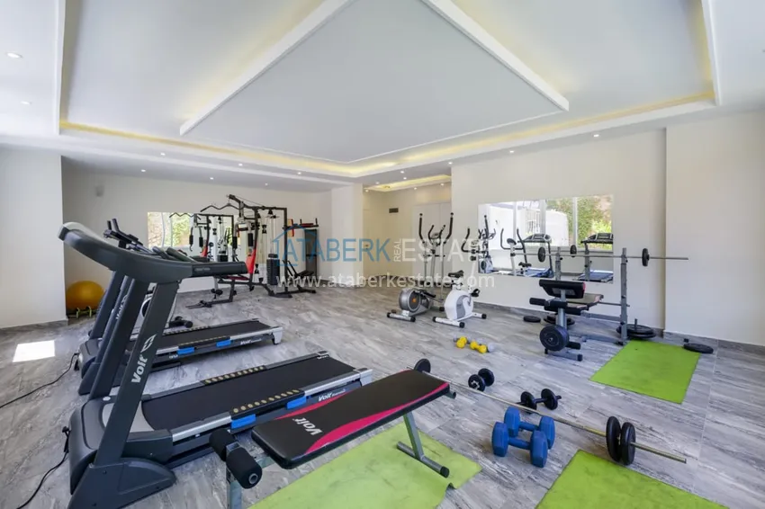 Двухкомнатная квартира на аренду в 200 метрах от моря в комплексе ультра-люкс - Кестель  17 