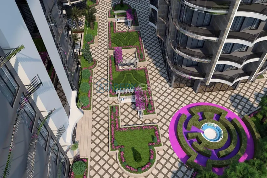 Квартиры 1+1 от инвестора в строящемся комплексе премиум-класса в 120 метрах от моря – Тосмур, Алания 20 