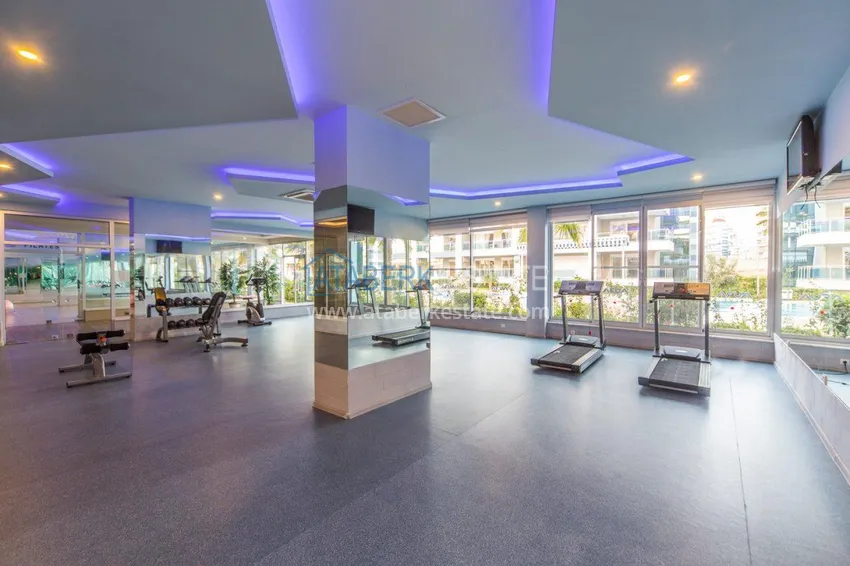 Дуплекс 4+1 с выходом в сад в Кестеле меблированный в элитной резиденции 18 