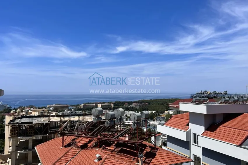 Приобрести Квартира 2+1 с видом на море в комплексе с бассейном - Алания, Авсаллар 19 