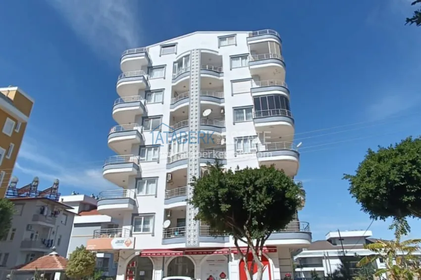 Квартира 2+1 с видом на море в комплексе с бассейном - Алания, Авсаллар 1 