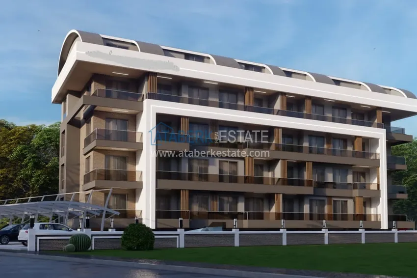 Квартира 1+1 от инвестора в комплексе на этапе строительства, район Паяллар – Алания 1 