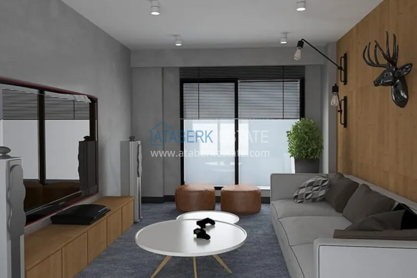 Квартира 1+1 от инвестора в комплексе на этапе строительства, район Паяллар – Алания 14 