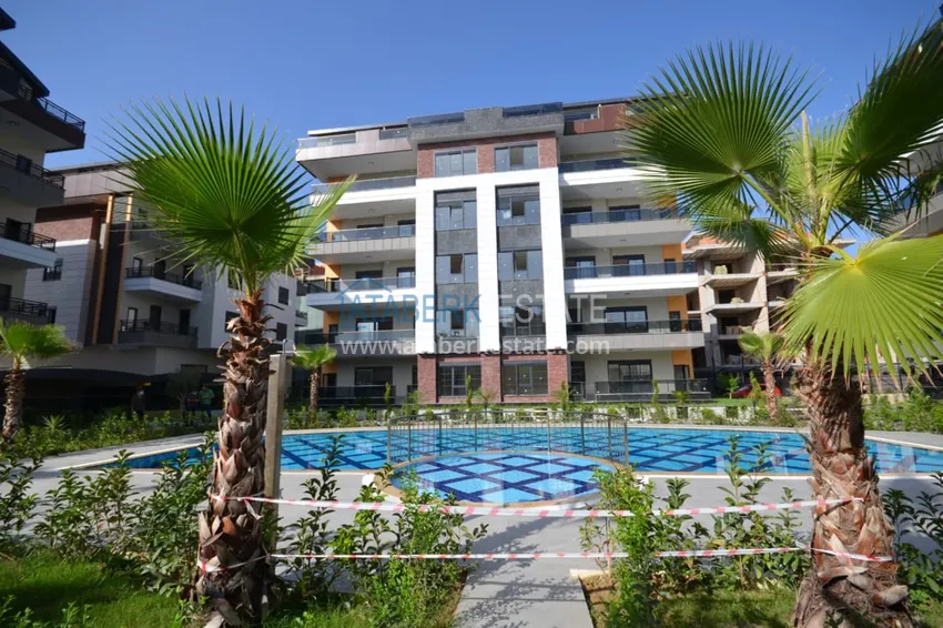 Садовый дуплекс 3+1 с мебелью в молодом жилом комплексе премиум-класса, район Оба – Алания  3 