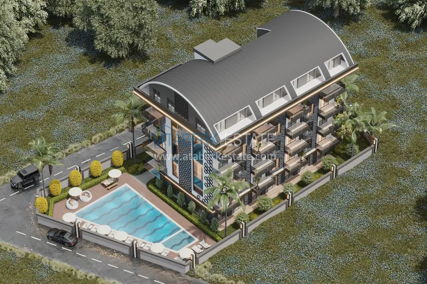 Проект офф-плана! Старт продаж! Элегантный бутик-комплекс в Алании, район верхняя Оба 1 