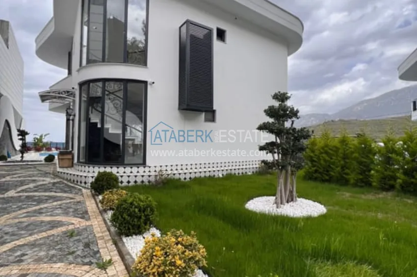 Полностью меблированная вилла 3+1 по цене от застройщика в районе Каргыджак, Алания  2 