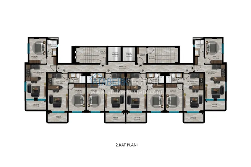 Купить дешево Квартиры офф-плана в сегменте комфорт в Демирташ, Алания 4
