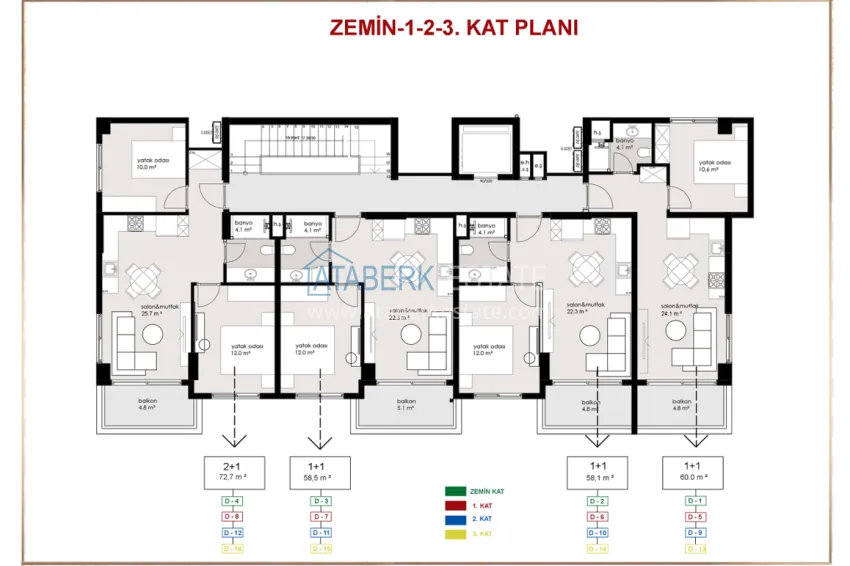 Купить дешево Проект офф-плана! Новый бутик-комплекс в 280 метрах от моря, район Оба 2 
