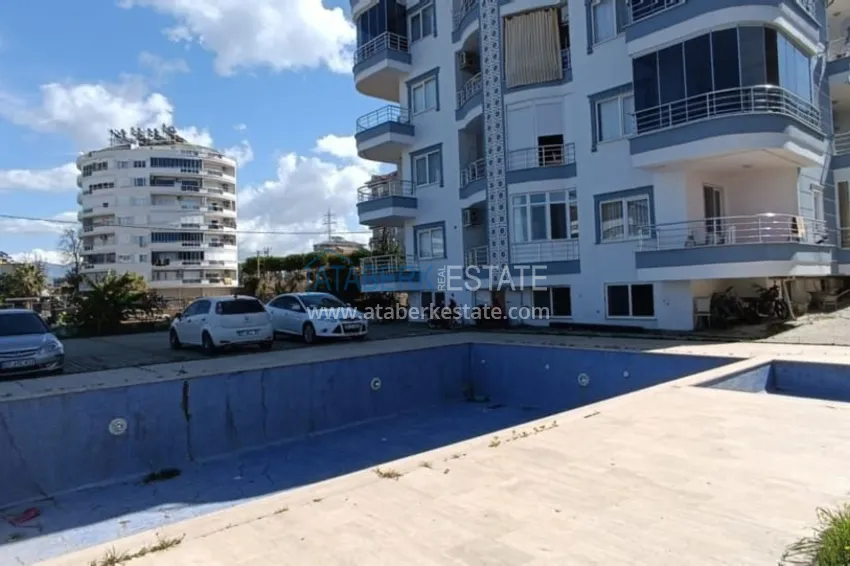 Квартира 2+1 с видом на море в комплексе с бассейном - Алания, Авсаллар 2 