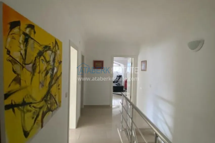 Приобрести Видовая квартира-дуплекс 4+1 с мебелью в Алании  29 