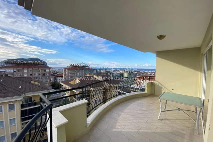 Видовая квартира-дуплекс 4+1 с мебелью в Алании  2 