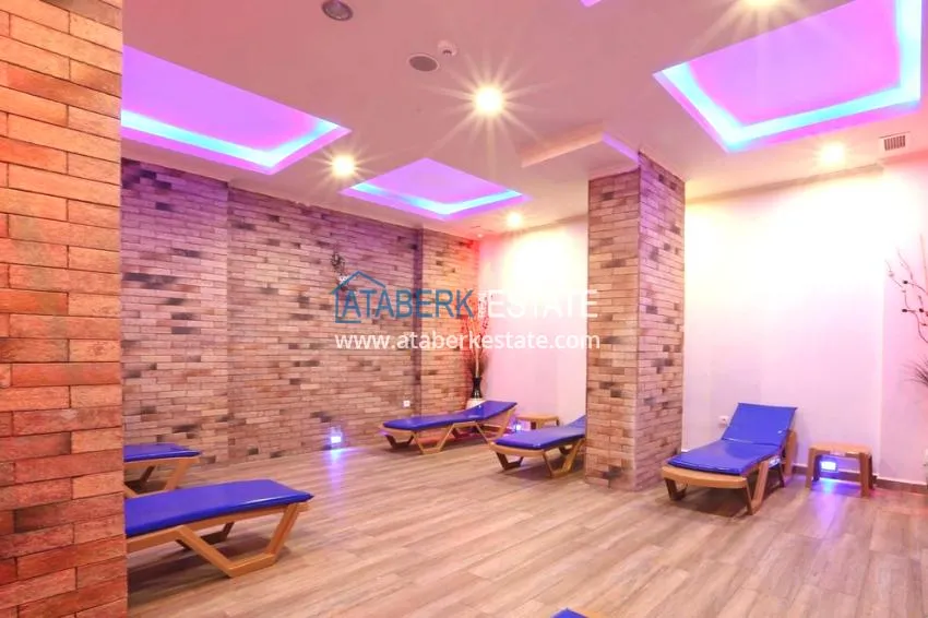 Недвижимость под гражданство и ВНЖ. Квартира 3+1 с мебелью и отдельной кухней в престижном жилом комплексе - район Джикджилли, Алания 26