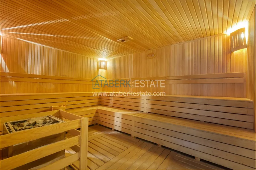 Двухкомнатная квартира на аренду в 200 метрах от моря в комплексе ультра-люкс - Кестель  22 