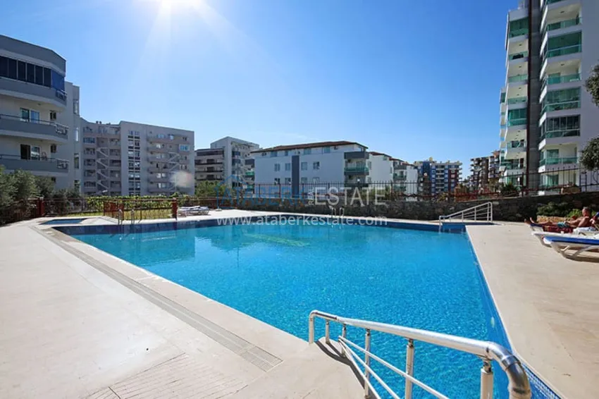 Квартира 2+1 меблированная с застеклёнными балконами и видом на горы, район Тосмур – Алания 2 