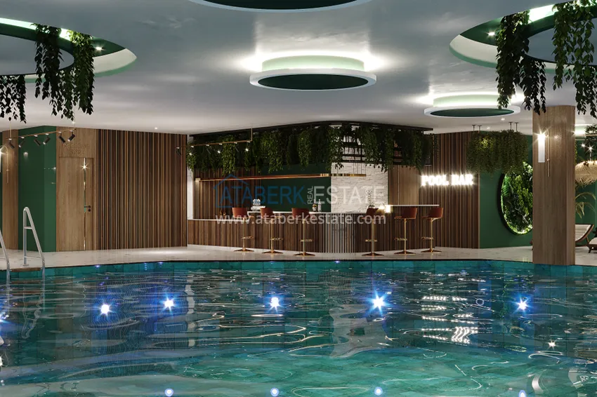 Новый проект роскошного жилого комплекса премиум-класса в районе Тюрклер, Алания 28 